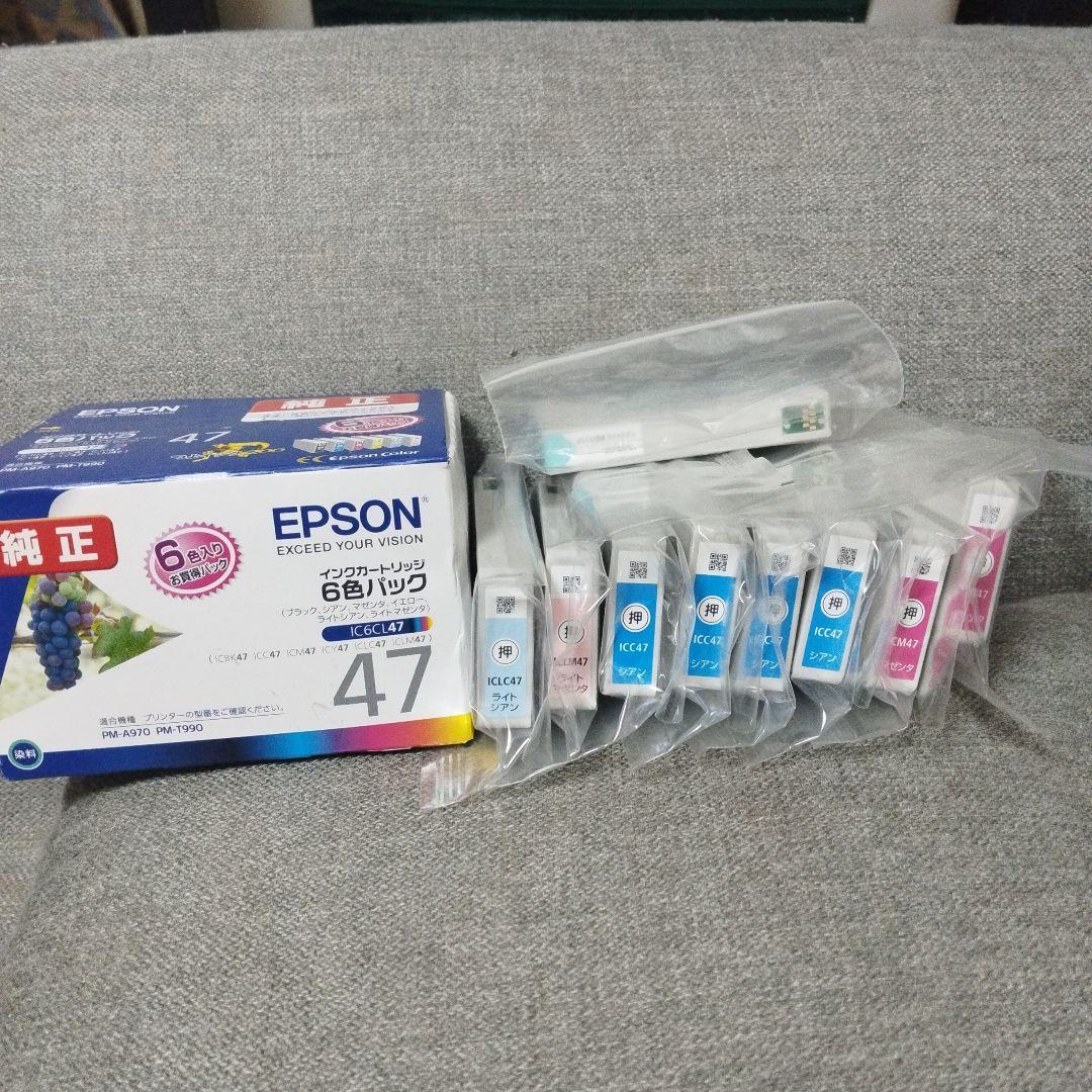 EPSON IC6CL47インクカートリッジ6色パック他