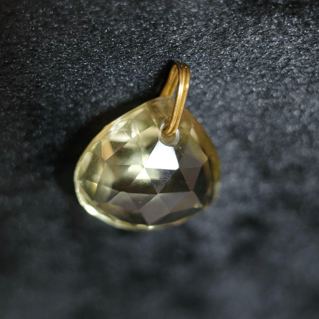 マリーエレーヌ ドゥ タイヤック レモンクォーツ ブリオレット ペンダントトップ