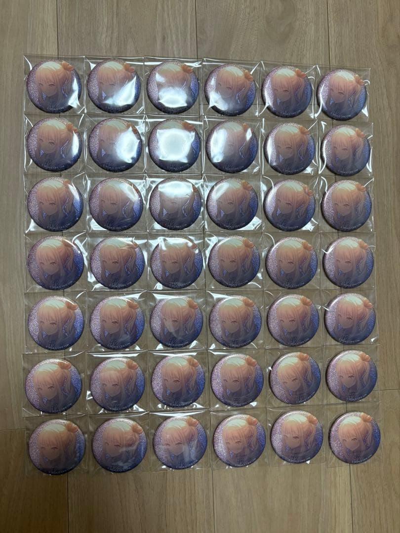 プロセカ　暁山瑞希　グリッター缶バッジ　グリ缶