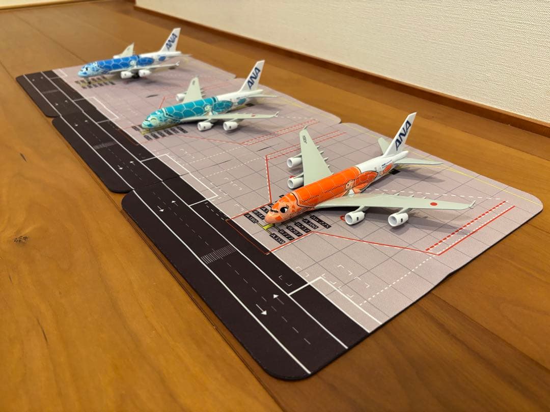 フライングホヌ3機セット&マット3つ