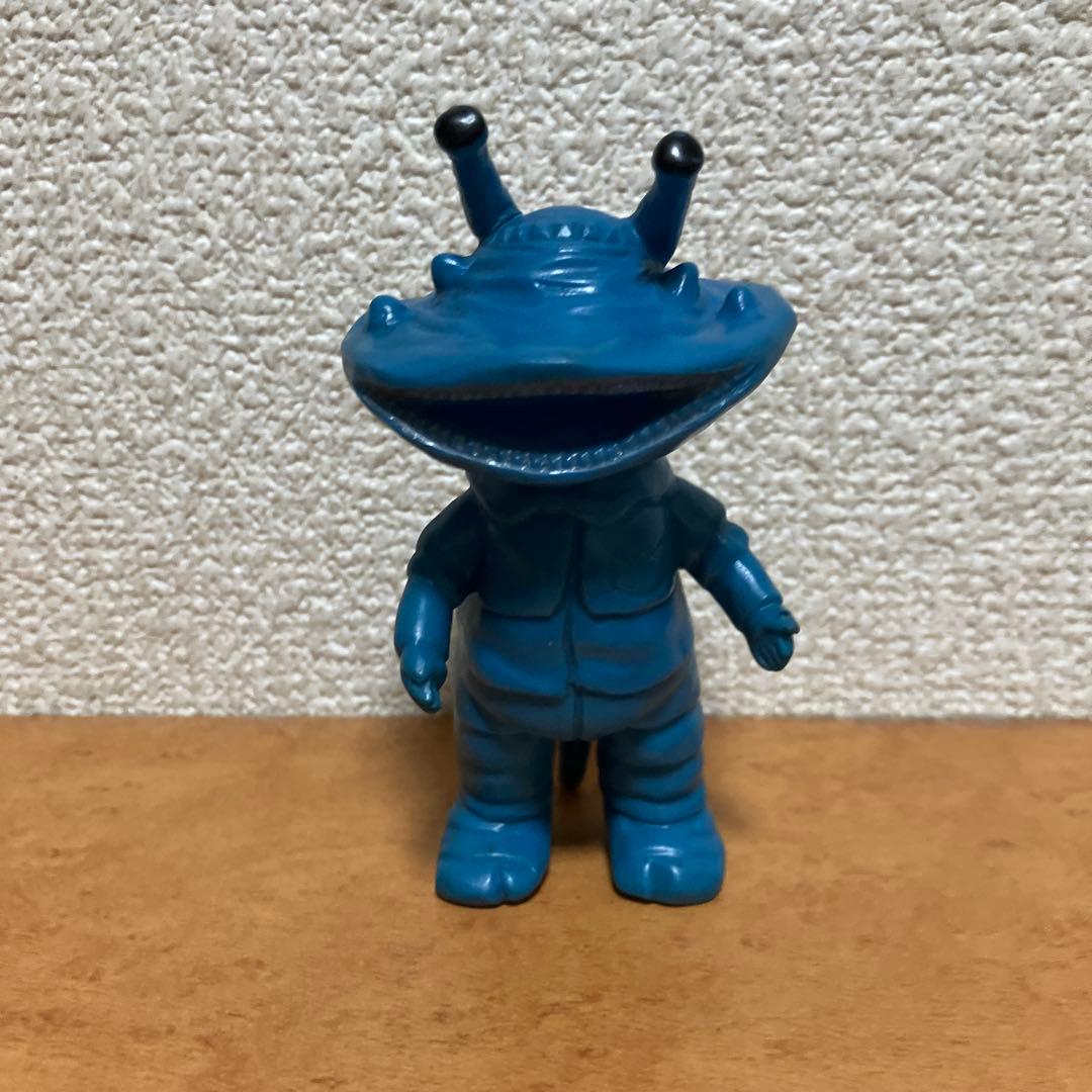 【希少】ブルマァク カネゴン ソフビ フィギュア ブルー 円谷プロ レトロ