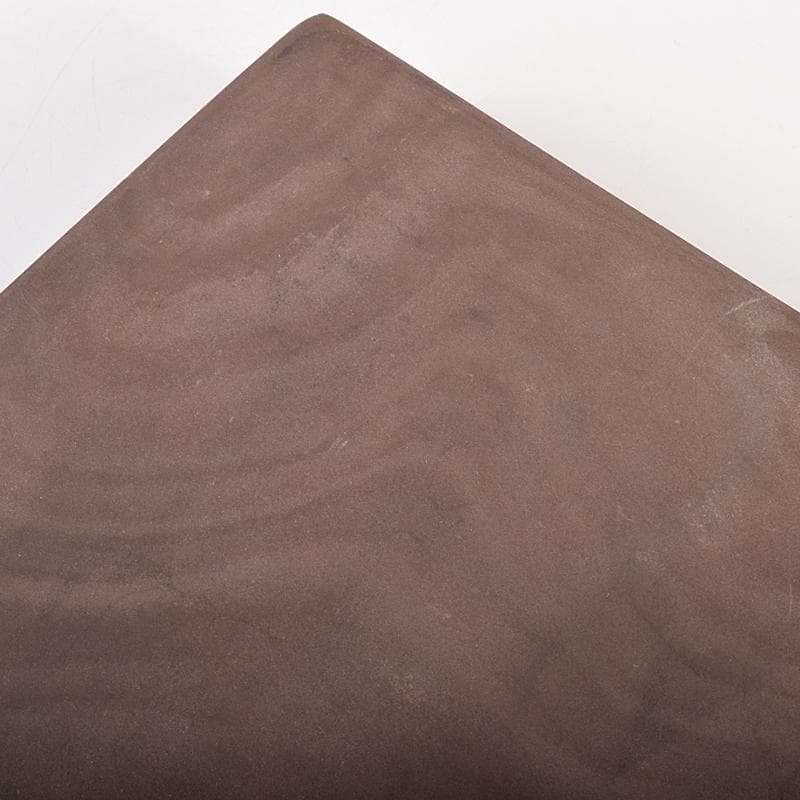 中国　書道具　端渓硯　唐木箱付　M　R7555