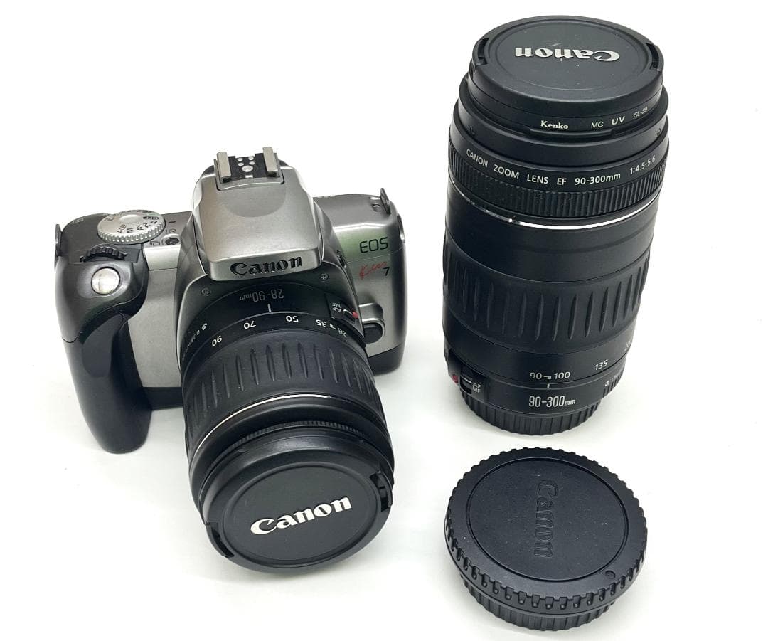 ★CANON キャノン EOS KISS7 ダブルズームレンズセット 現状品