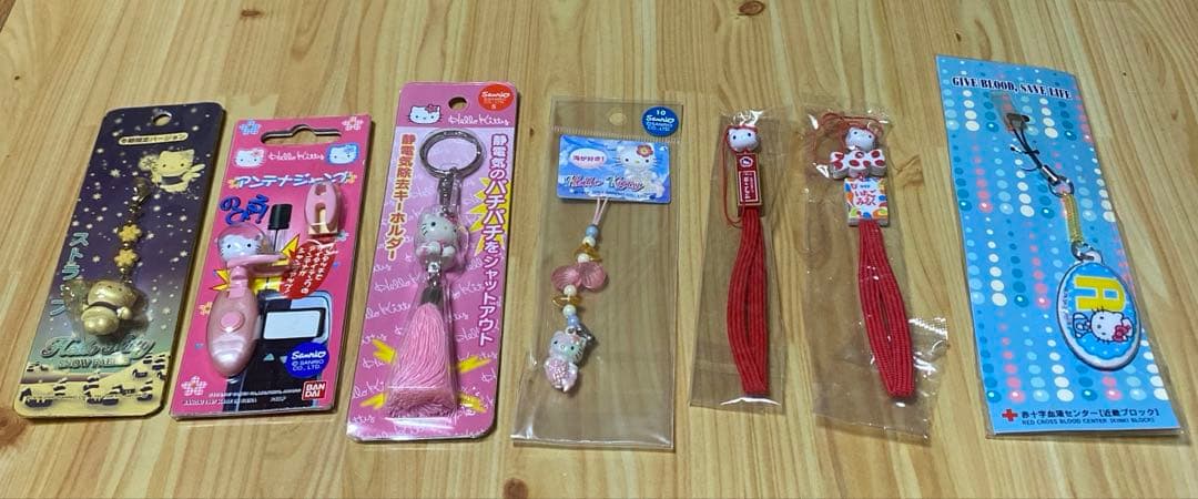 平成 レトロ ハローキティ ストラップ まとめ売り
