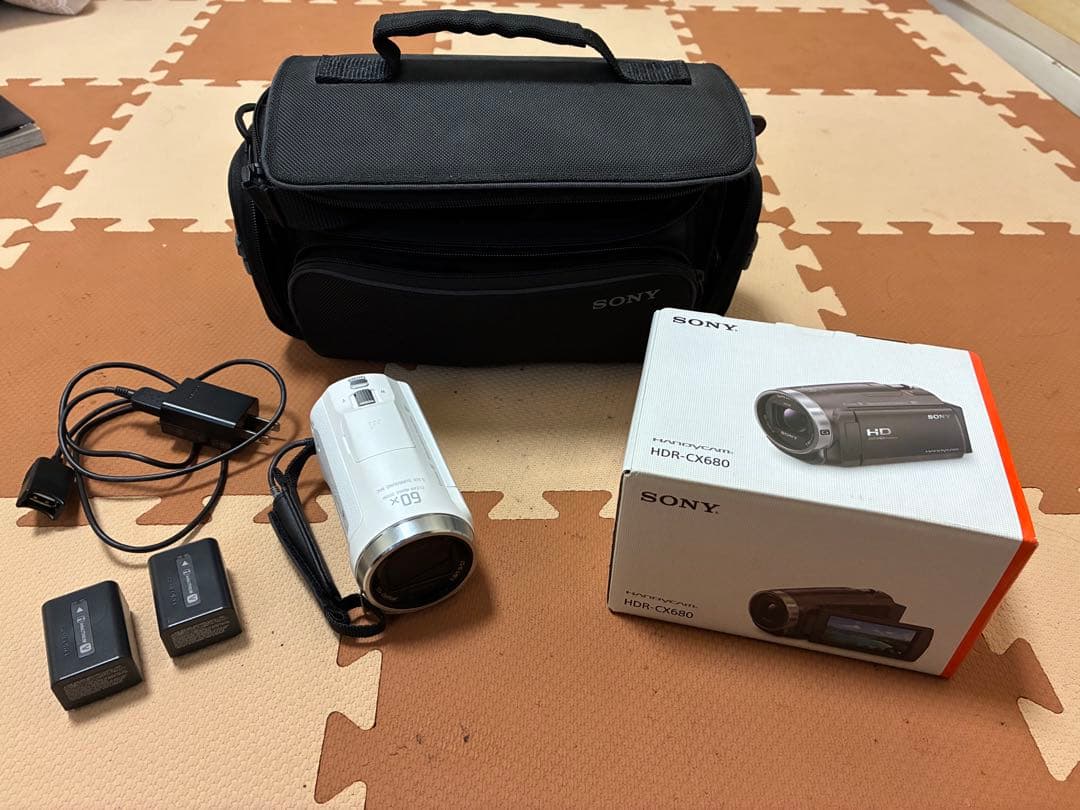 M*T様 SONY HDR-CX680 ビデオカメラ 本体（バッグ、予備バッテリ