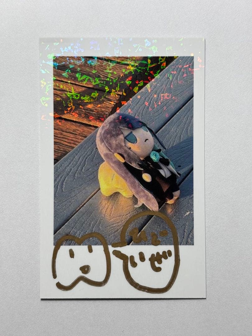 Ado チェキ風トレーディングカード 直筆サイン