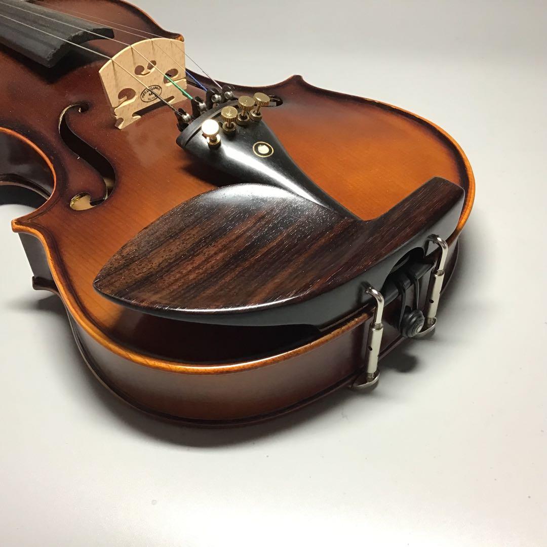 バイオリン　顎当て　ローズ紫檀　クローソン型　セミヒル