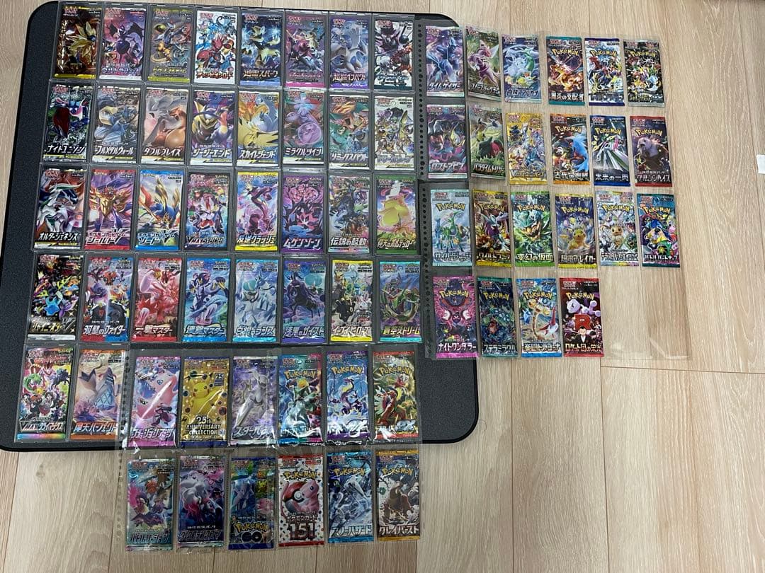 ポケモンカード　未開封パック　絶版パック　コレクション　68パック