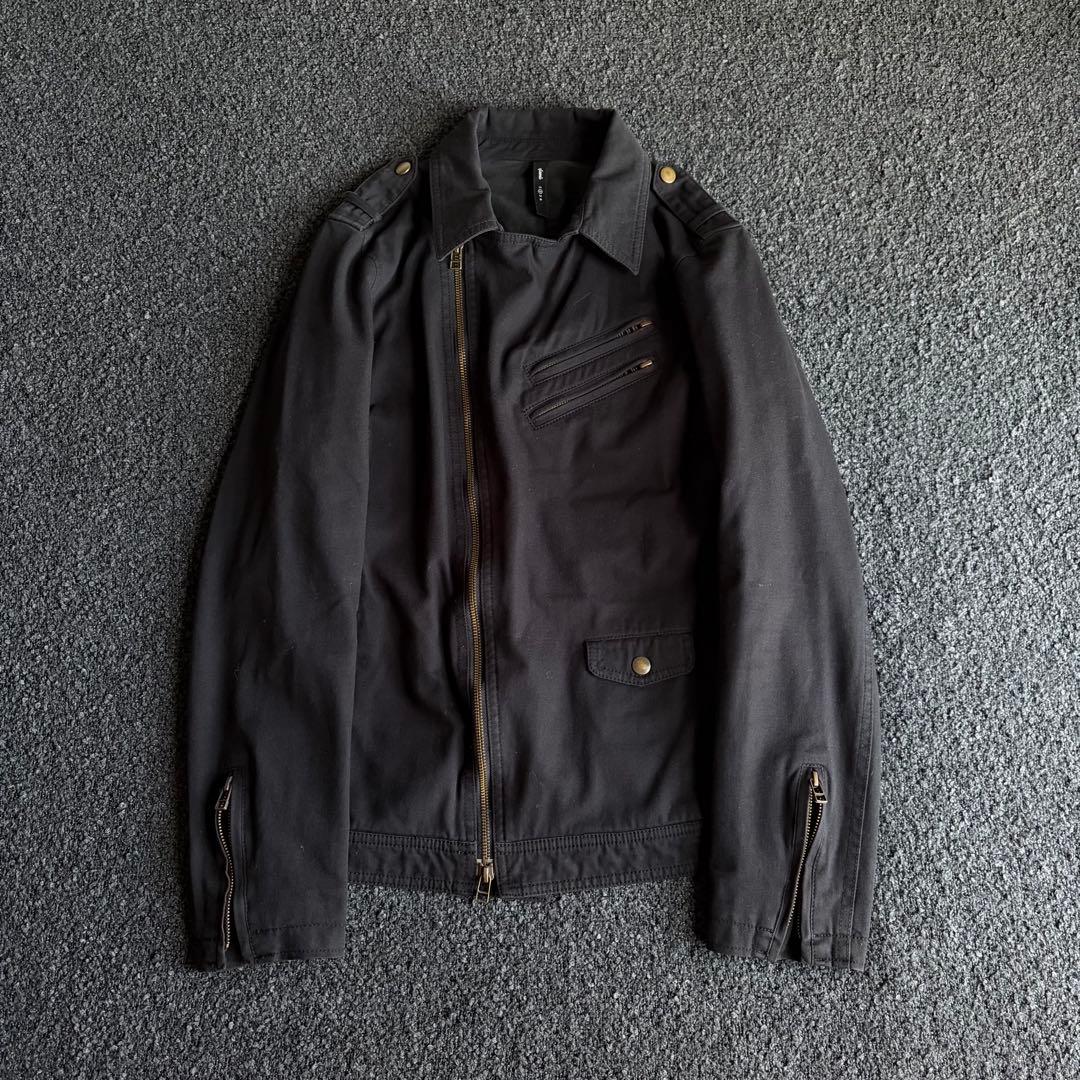 ジャケット・アウター 00s archive glamb cotton riders jacket