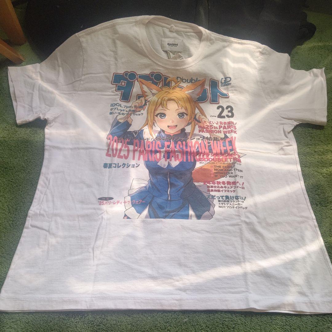 doublet アニメプリントTシャツ M