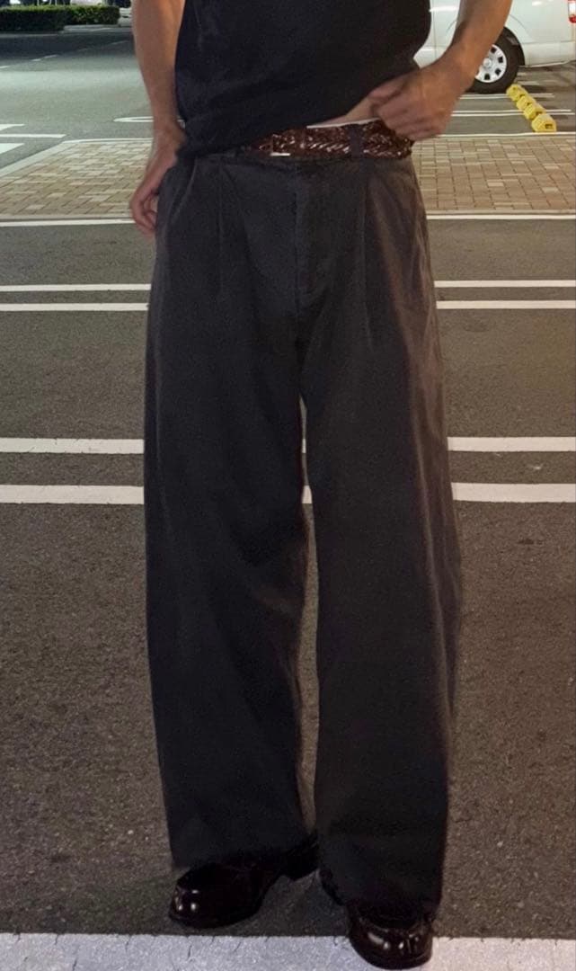 パンツ wide chino pants 90s vintage