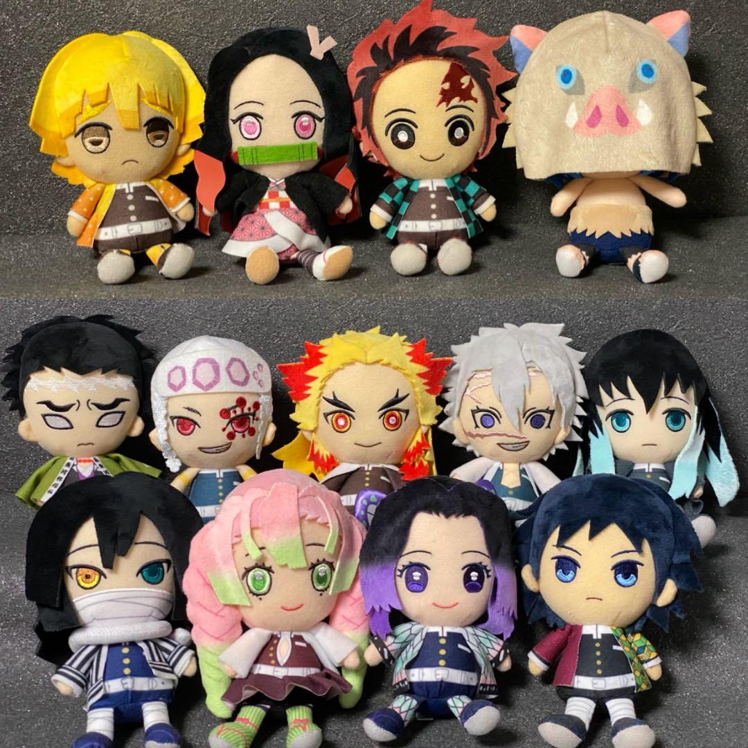 鬼滅の刃 ぬいぐるみ 13セット 炭治郎＆禰豆子＆善逸＆伊之助＆柱