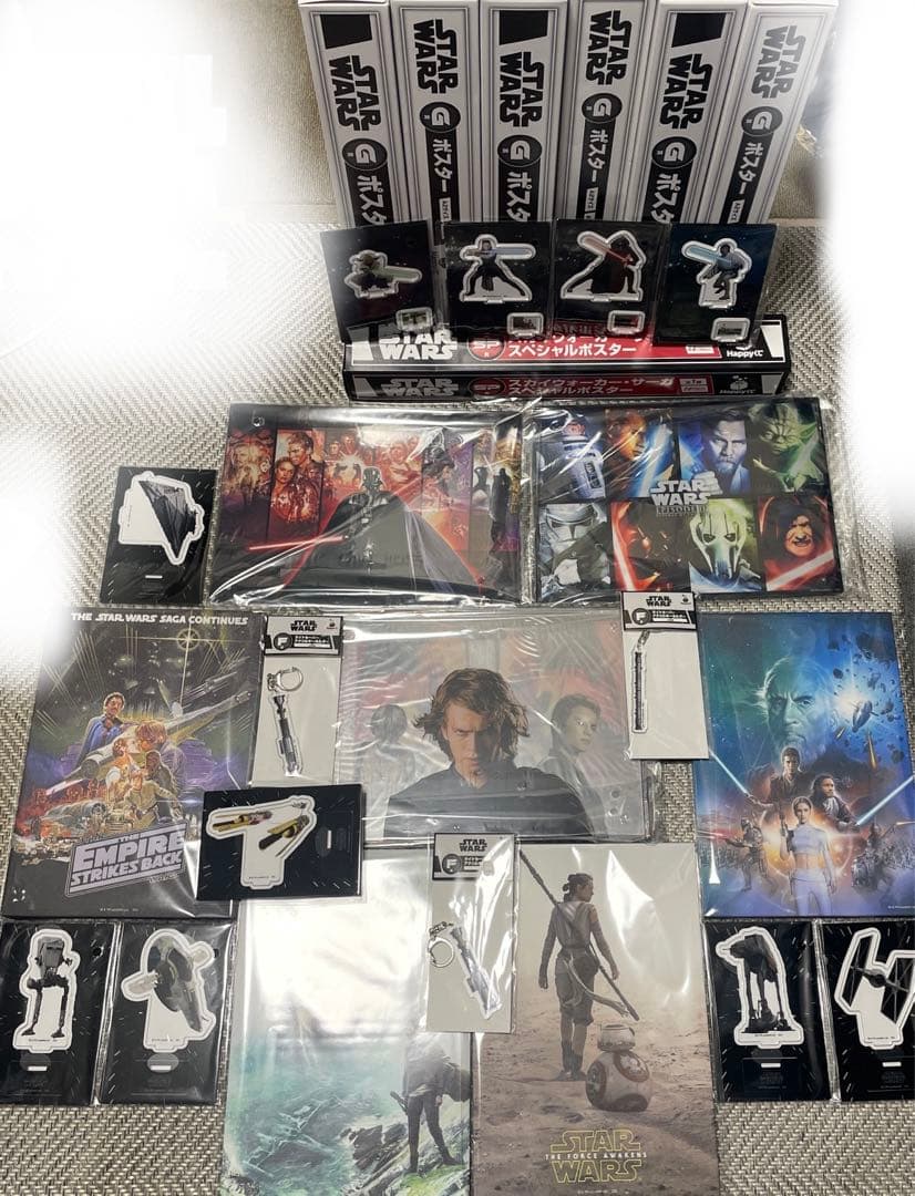 STAR WARSハッピーくじ　ラスト賞 アクリルレイヤードパネル、SP A B