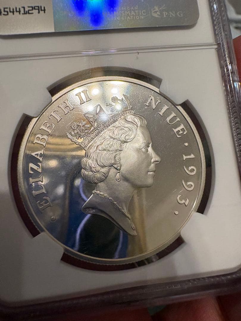 1993 ニウエ 20ドル コロネーション アニバーサリー銀貨