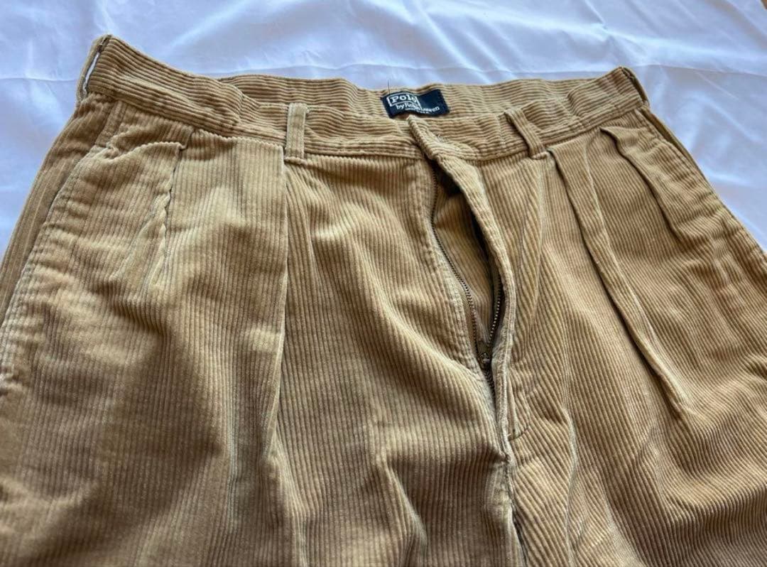 テ*ツ様 ポロチノ 初期タグ ベージュ コーデュロイパンツ チノパン USA製