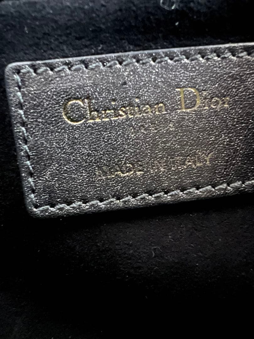 Christian Dior グレー バッグ レディディオール ミッツァ付き