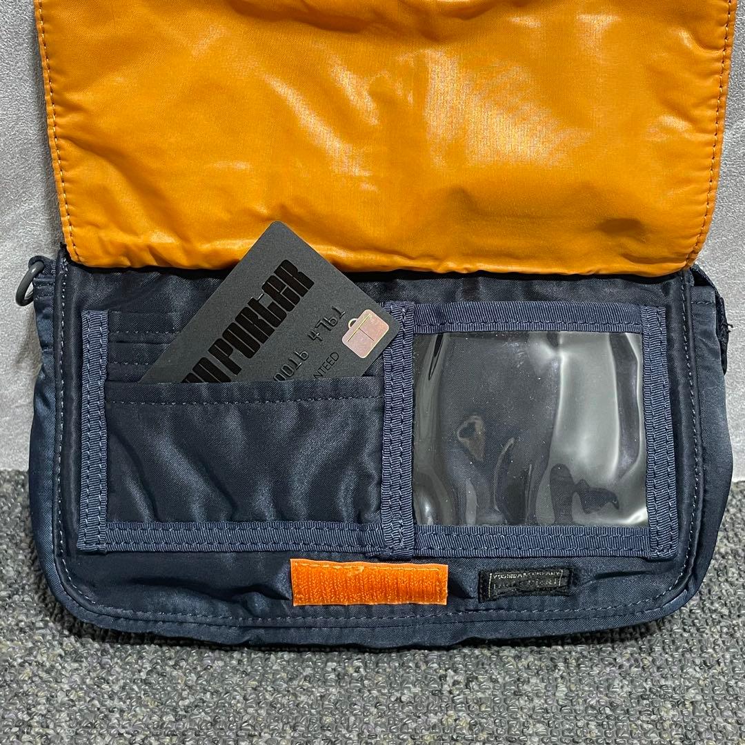 希少✨ ヘッドポーター TANKER アクセサリーポーチ ハンドバッグ ネイビー