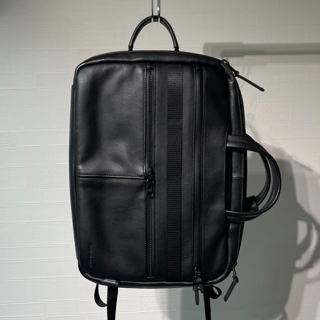 BROSKI 防水 本革 メンズ ビジネス ブリーフリュック