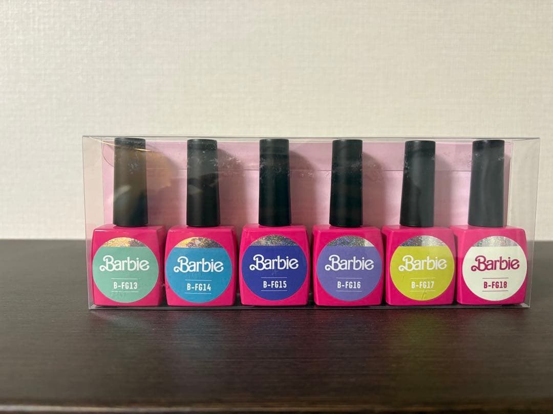 【新品未開封】バービー　クリスタルフラッシュジェル　6本セット