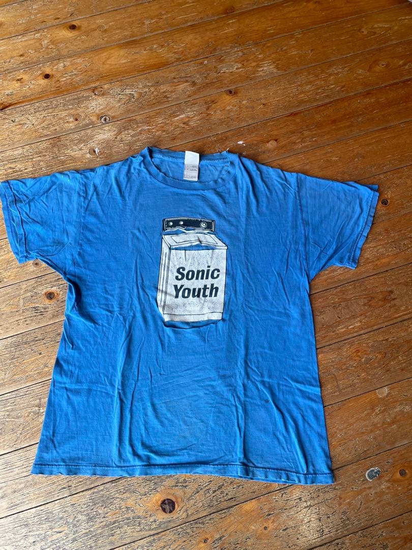 90〜00'sヴィンテージバンドtシャツSonic Youth Tシャツ 青