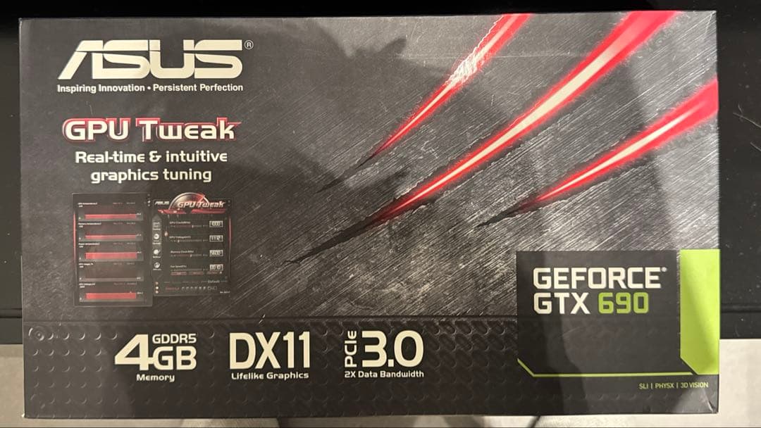 グラフィックボード・グラボ・ビデオカード ASUS GEFORCE GTX690
