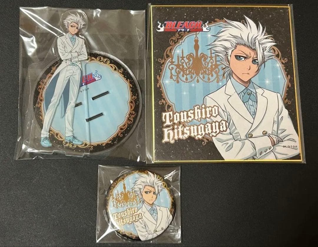 日番谷冬獅郎 BLEACH ヴィレヴァン アクリルスタンド 色紙 缶バッジ 希少