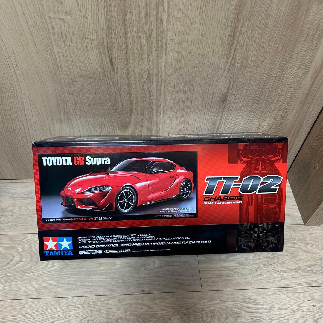 ラジコン　1/10 トヨタ GR スープラ TT-02シャーシ 組み立てキット