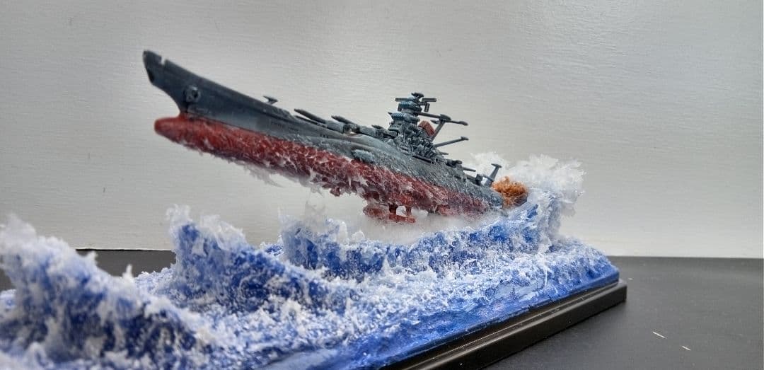 バンダイ.メカコレ.宇宙戦艦ヤマト2202ジオラマ完成品