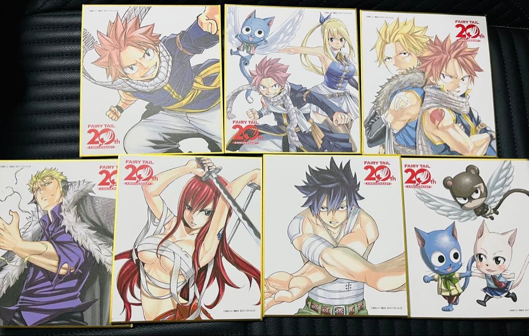 フェアリーテイル 連載20周年記念 POP UP 色紙 特典 コンプセット レア