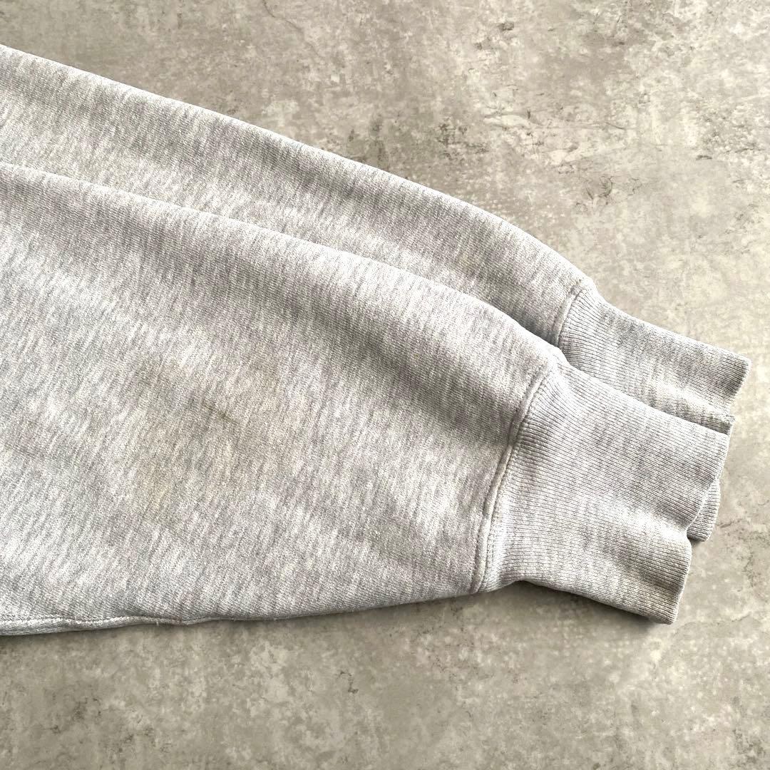 悶絶80sチャンピオン染込みウイングフット4段リバースウィーブUSA製パーカーL