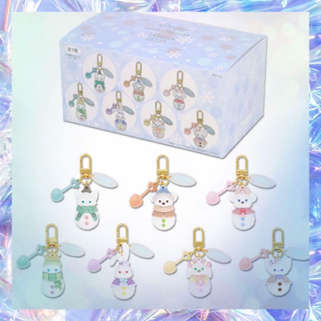 7個 雪だるま チャーム コンプリートセット シークレットオブスノーウィーデイ