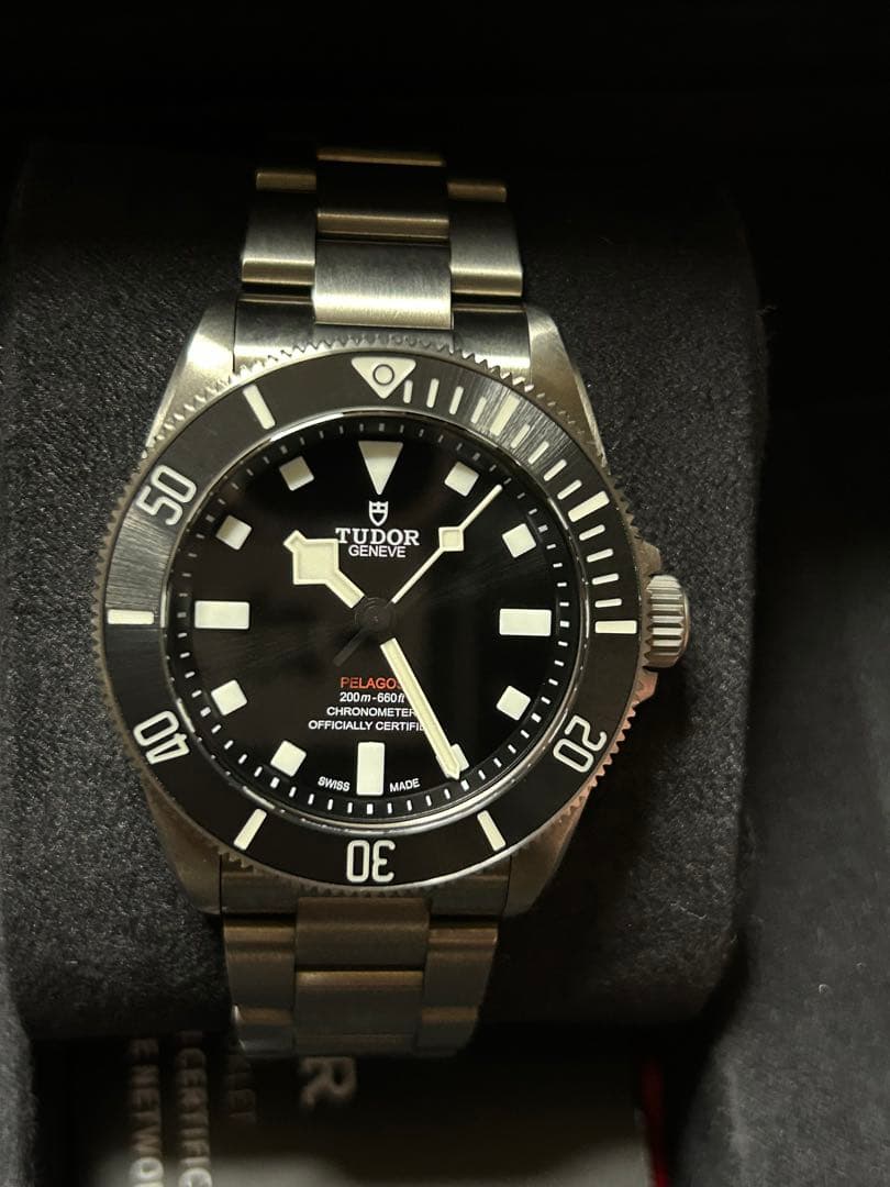TUDOR Pelagos 自動巻き腕時計 39mm 黒 チューダー ペラゴス