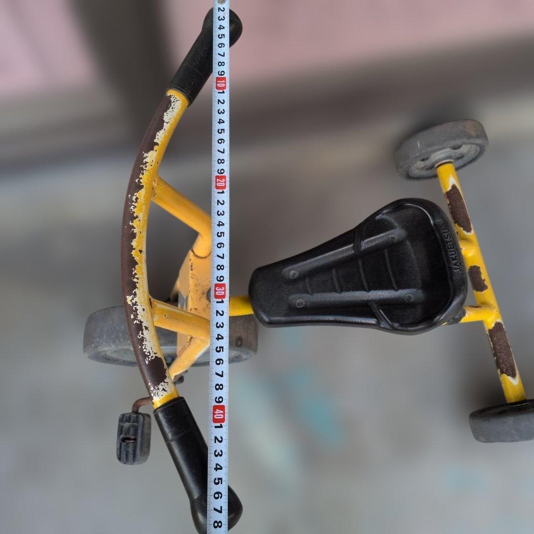 イエロー 三輪車 　ジャクエツ　ヴィンテージ　レトロ