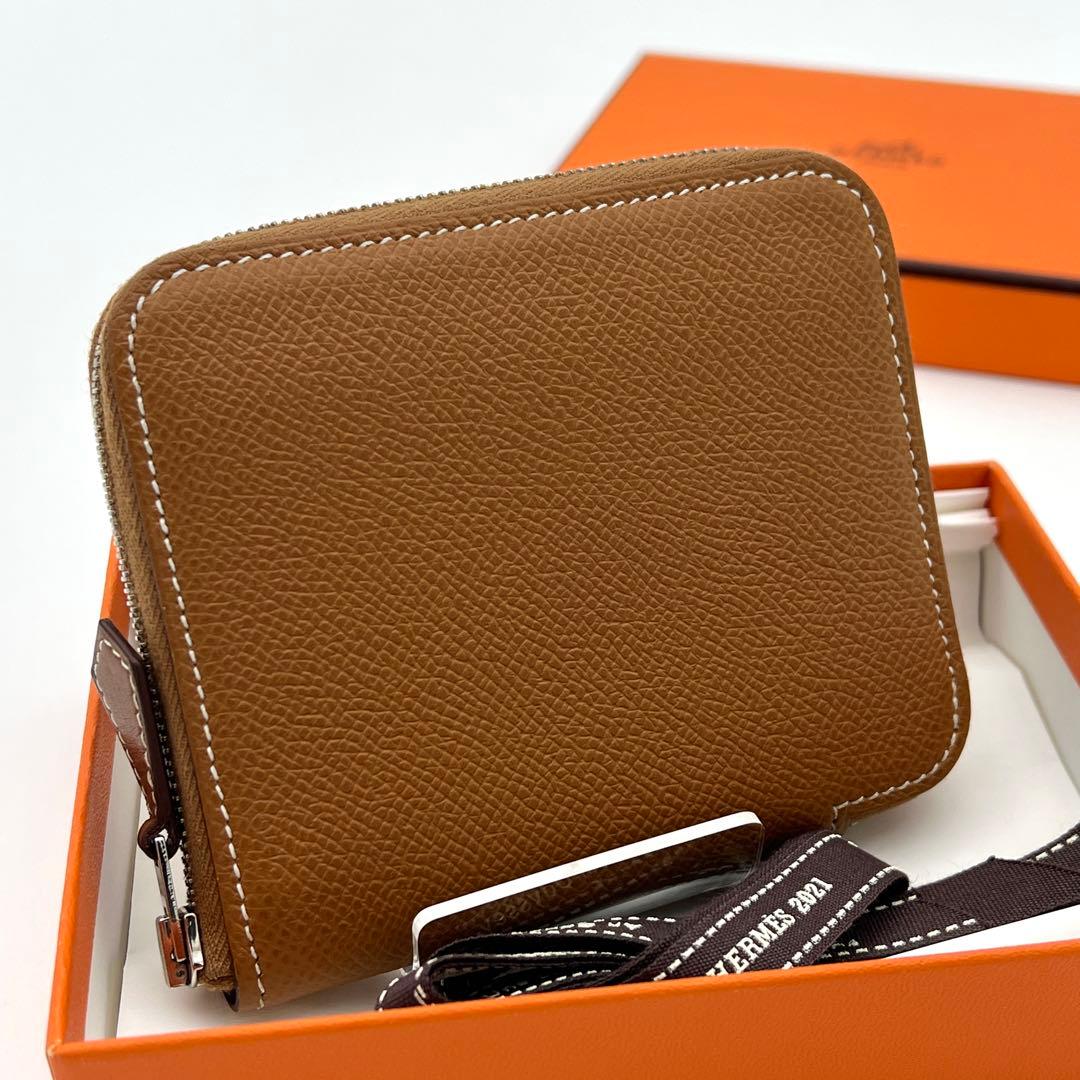 【新品仕様】 HERMS エルメス アザップ シルクイン コンパクト ゴールド