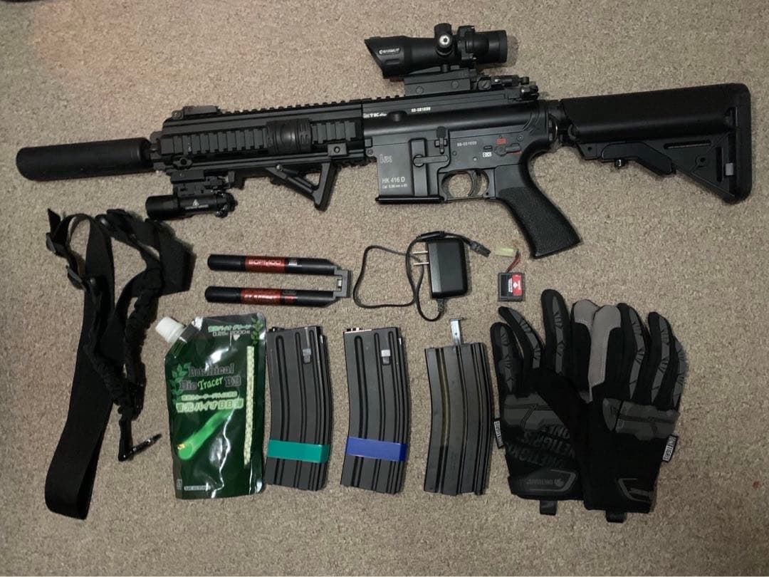 HK416D デヴグルカスタム＋その他付属品多数（2月4日まで7000円割引中）