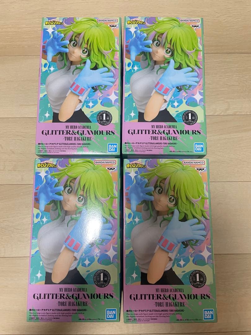 僕のヒーローアカデミア 葉隠透 フィギュア 4体セット