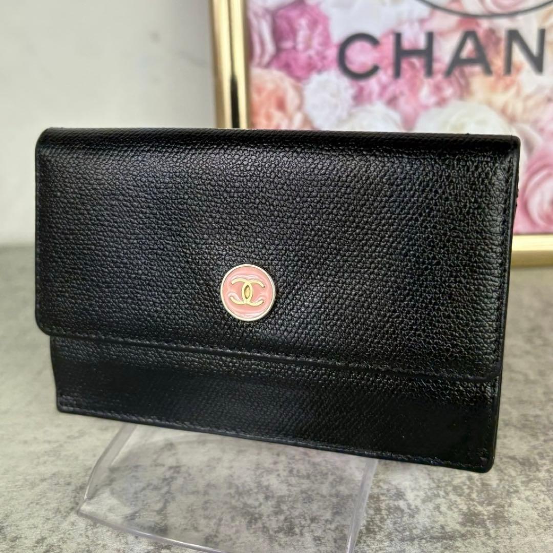 CHANEL シャネル　キャビアスキン　ケース　カードケース　財布　定期