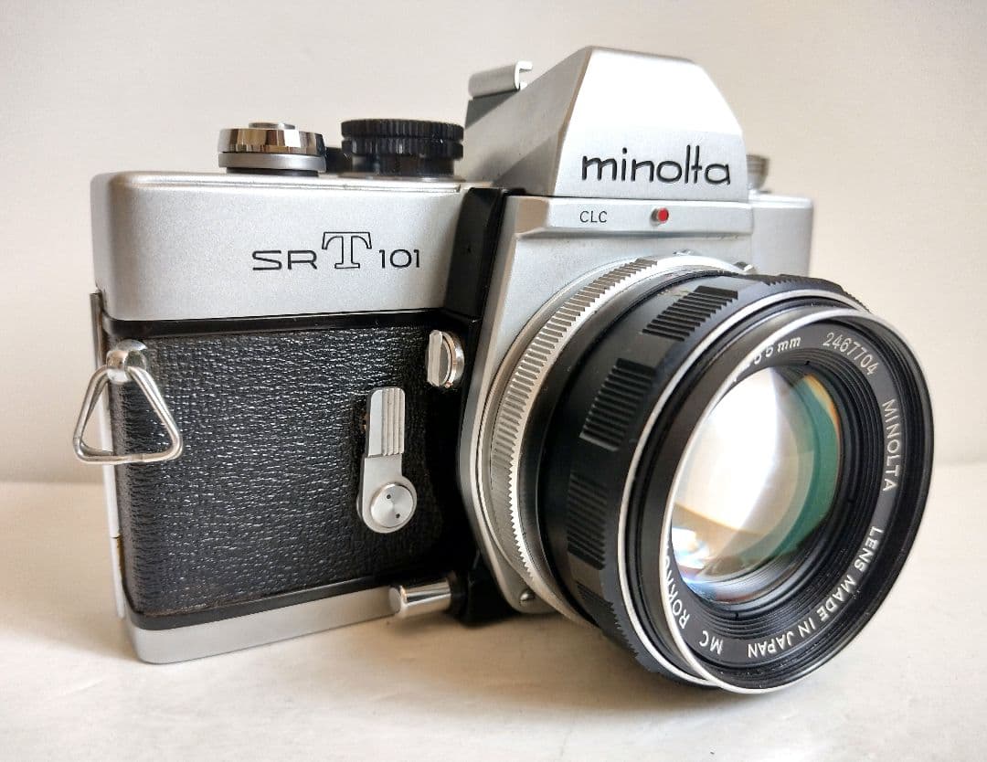 174【匿名配送】 ミノルタ SRT101 一眼レフ フィルムカメラ 露出計OK